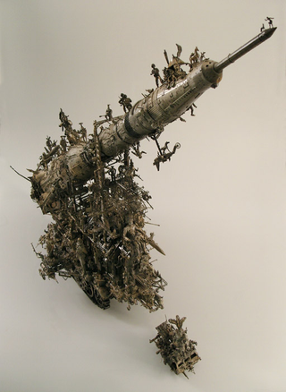 Illustration for article titled Apocalyptic Machine Scultpures are Wonderful in a Morbid, Sinister Sort of Way